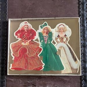 NIB Barbie Holiday Cards from 1995